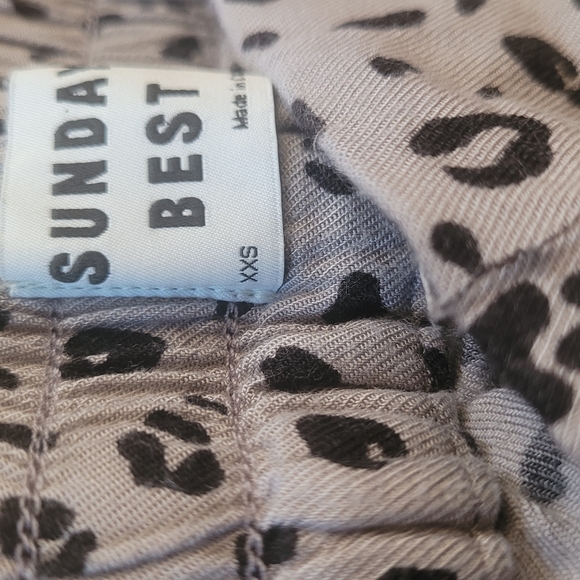 Aritzia Sunday Best Leopard Pants - Picture 2 of 5